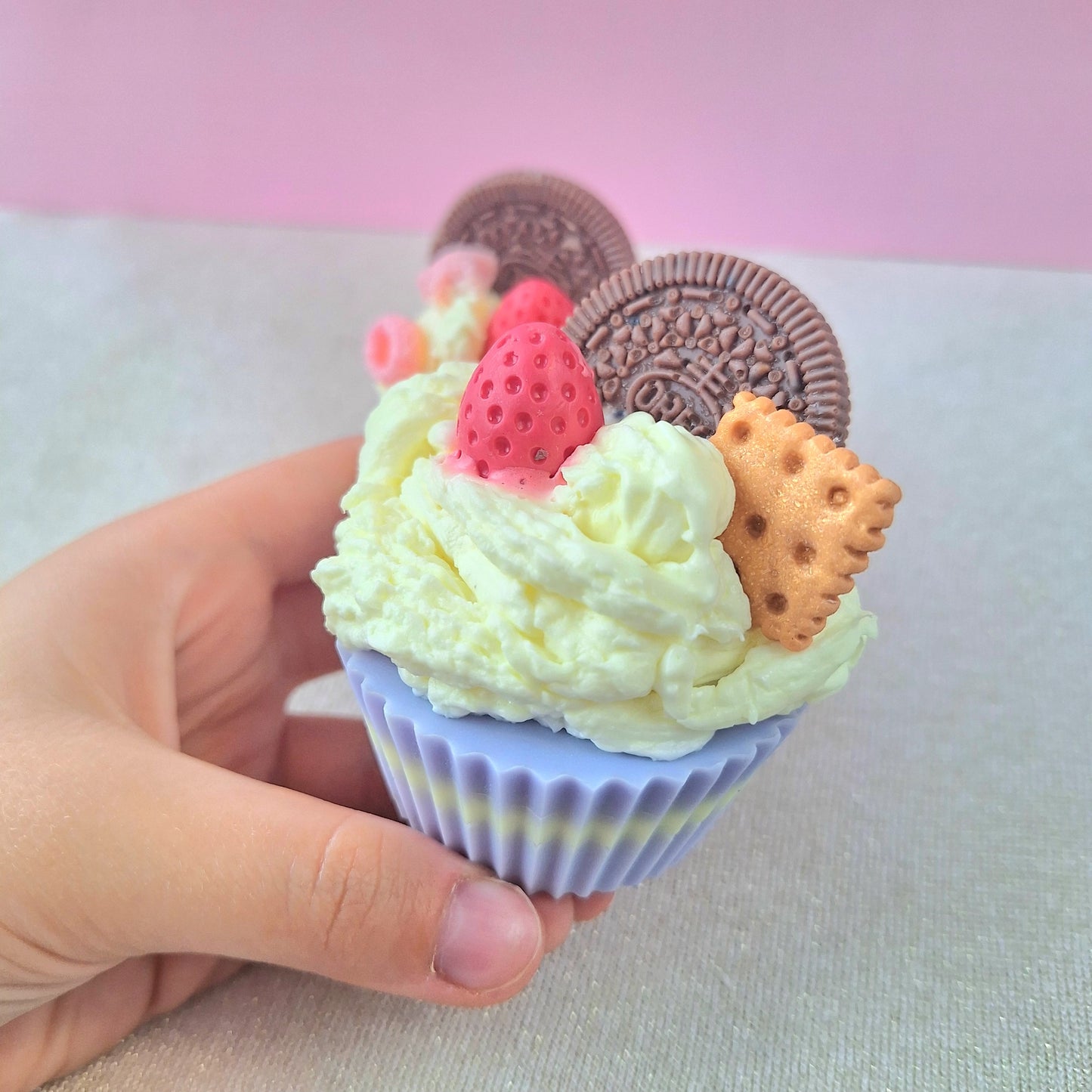 Vanilla and Oreo Cupcake