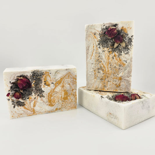 DEEP CLEANSING . HIMALAYAN or VOLCANIC SALT BAR SOAP